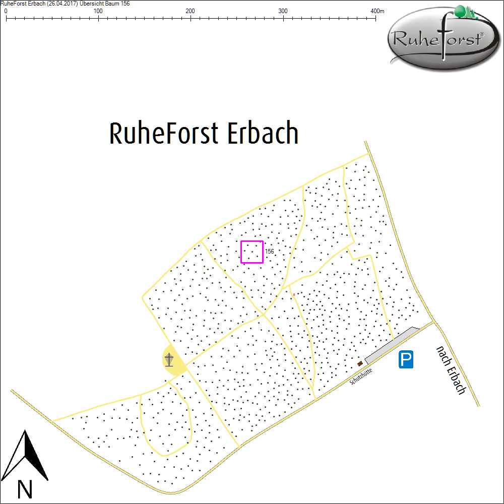 &Uuml;bersichtskarte zu Baum 156