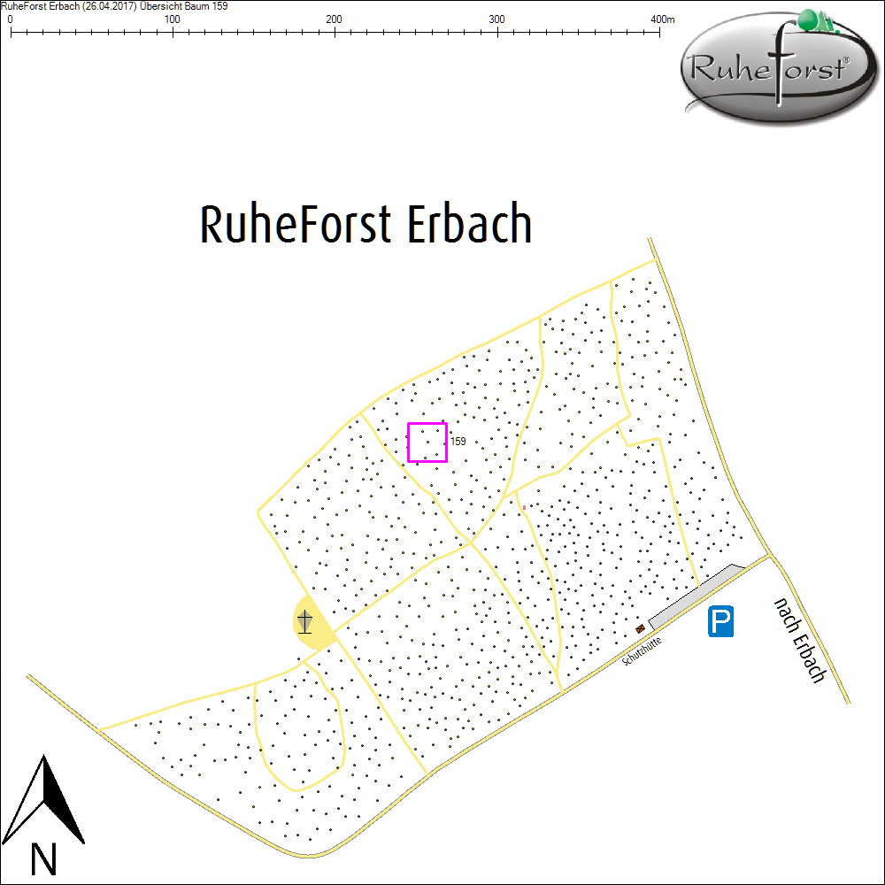 &Uuml;bersichtskarte zu Baum 159
