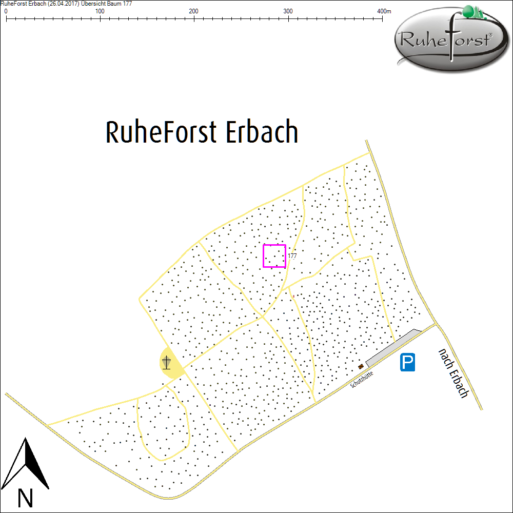 &Uuml;bersichtskarte zu Baum 177