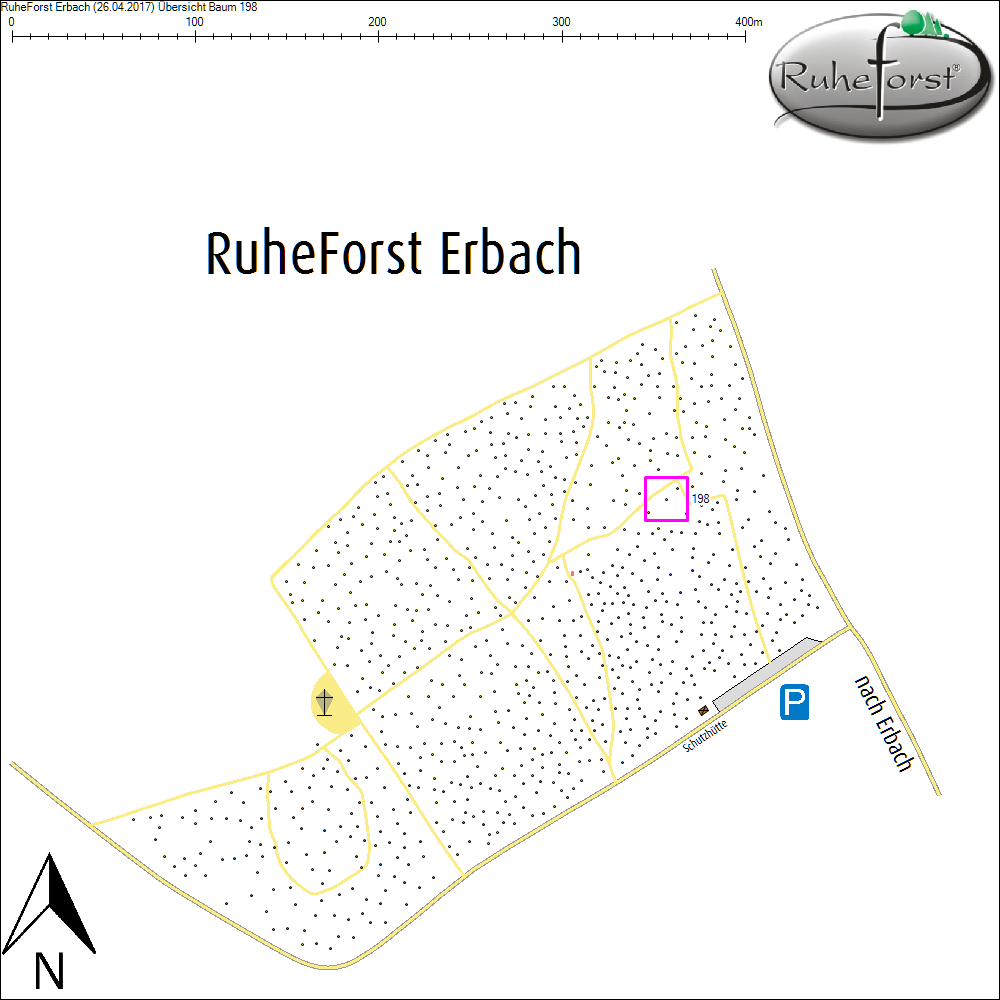 &Uuml;bersichtskarte zu Baum 198