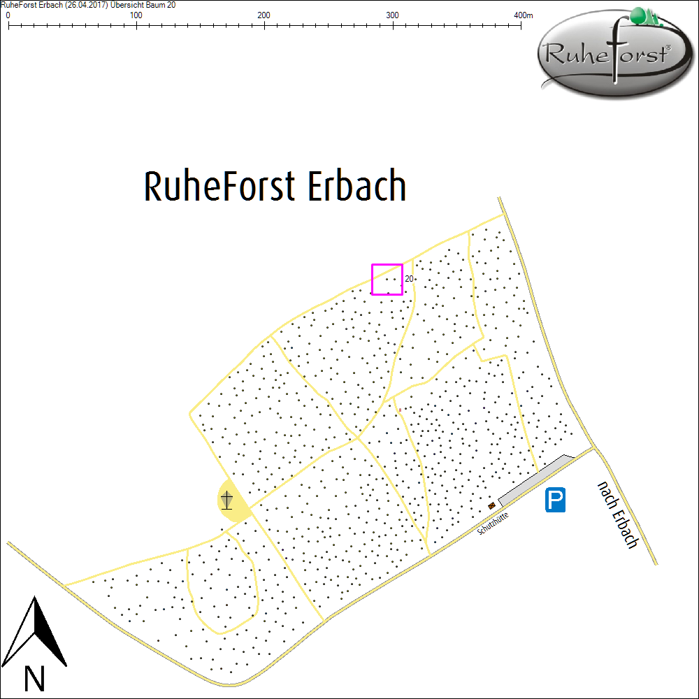 &Uuml;bersichtskarte zu Baum 20