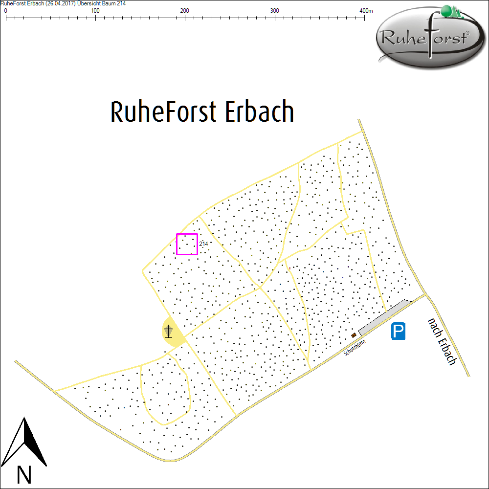 &Uuml;bersichtskarte zu Baum 214