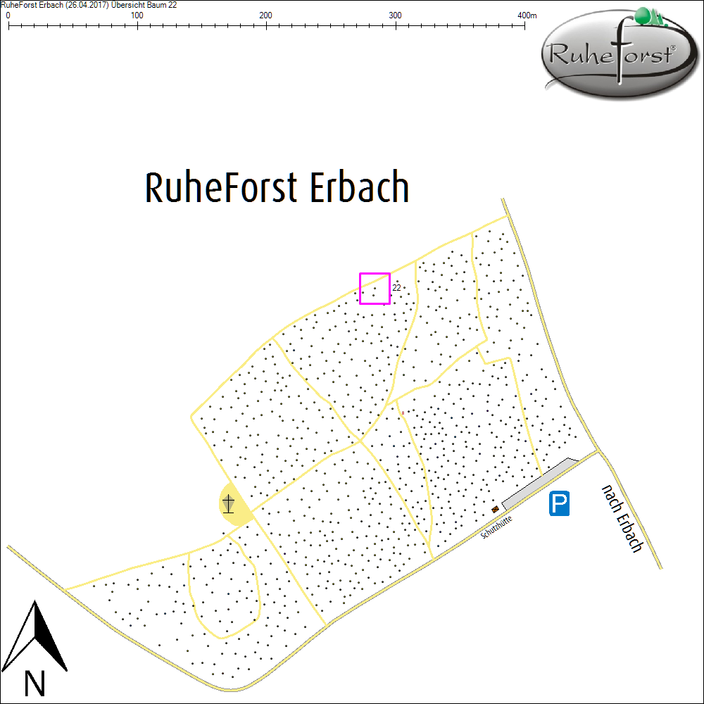 &Uuml;bersichtskarte zu Baum 22
