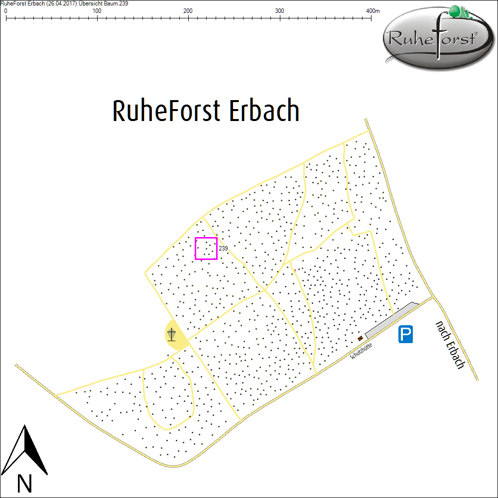 &Uuml;bersichtskarte zu Baum 239