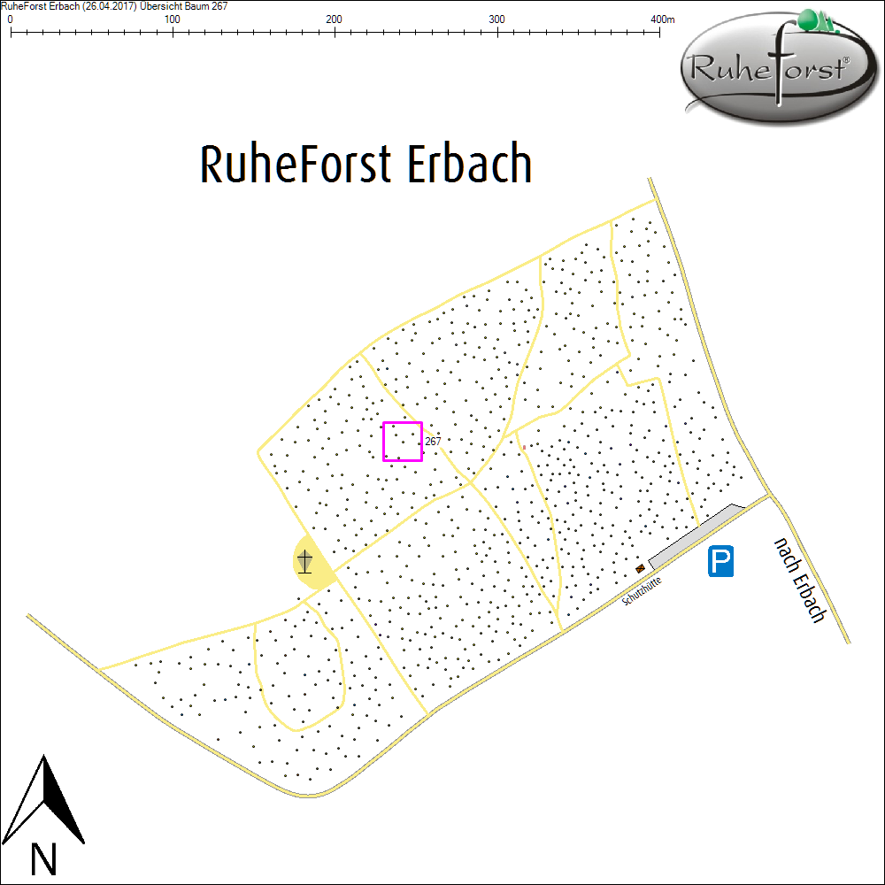 &Uuml;bersichtskarte zu Baum 267