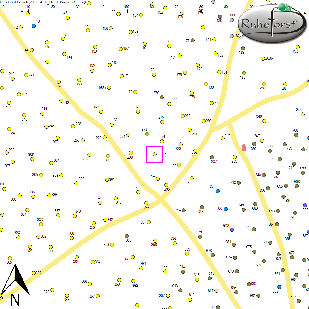 Detailkarte zu Baum 273