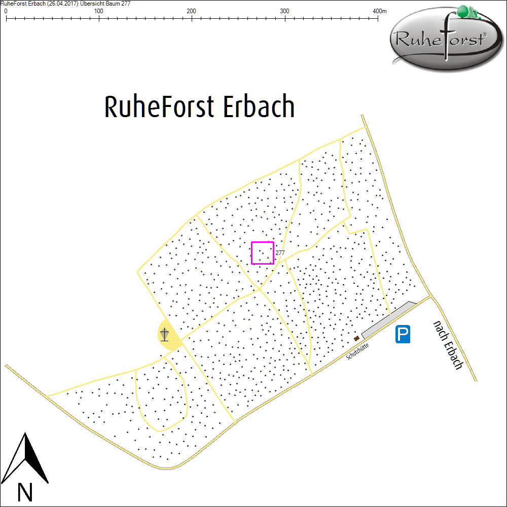 &Uuml;bersichtskarte zu Baum 277