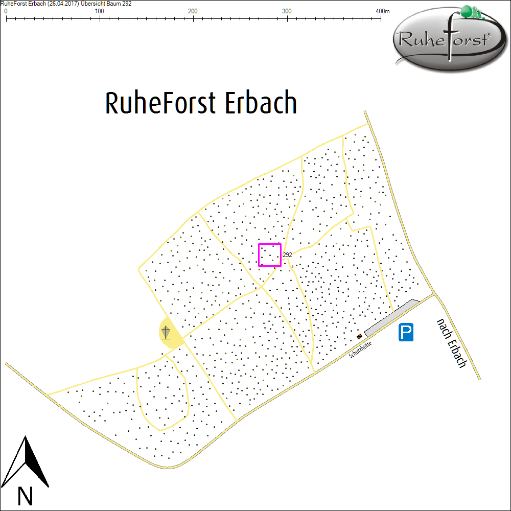 &Uuml;bersichtskarte zu Baum 292