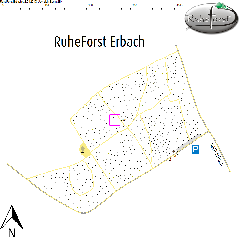 &Uuml;bersichtskarte zu Baum 299