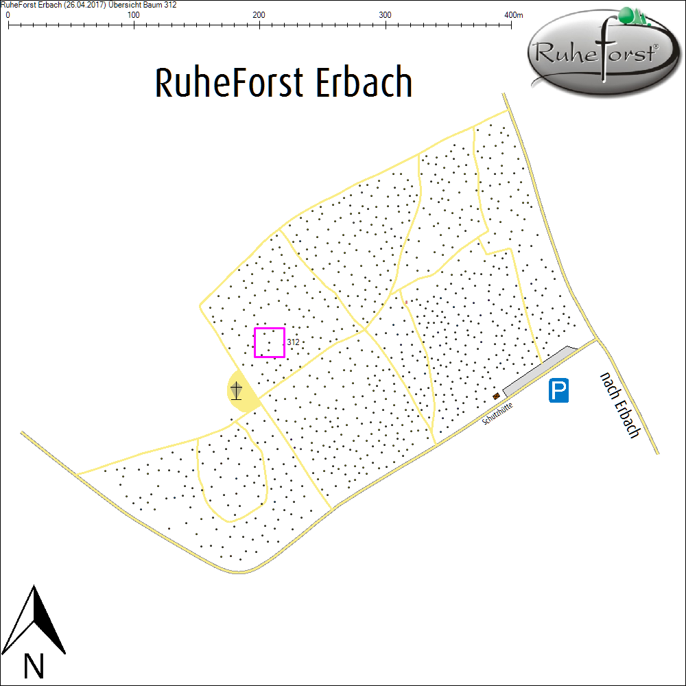 &Uuml;bersichtskarte zu Baum 312