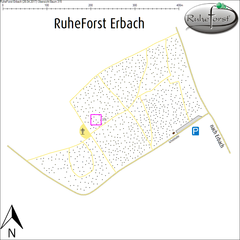 &Uuml;bersichtskarte zu Baum 315