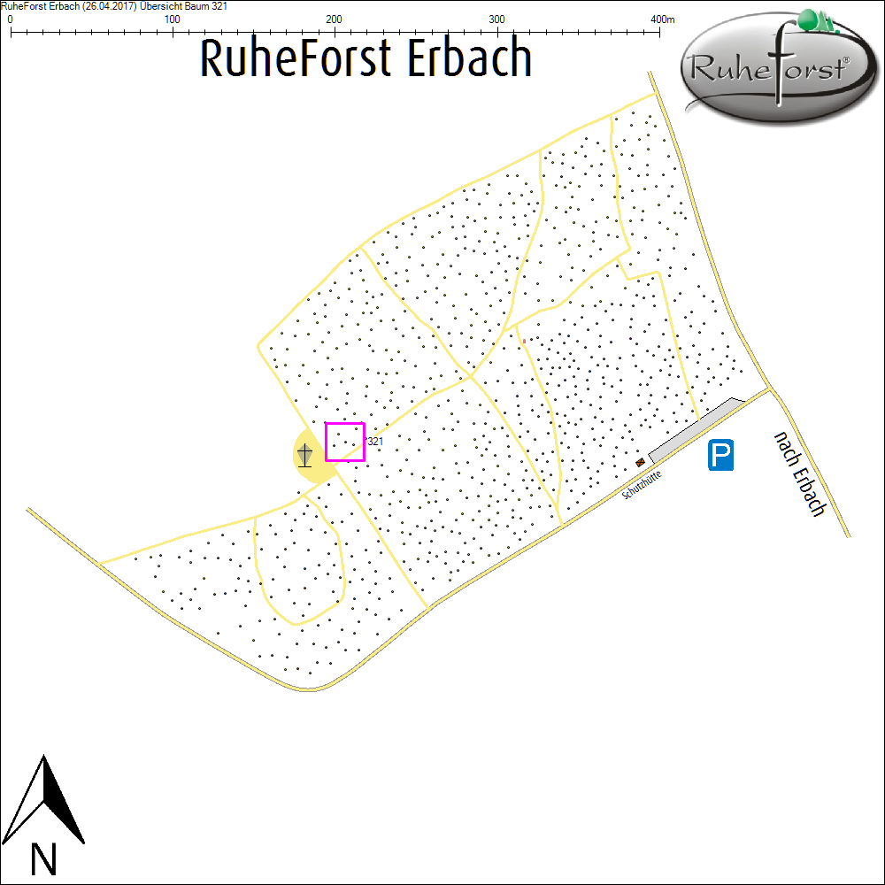 &Uuml;bersichtskarte zu Baum 321