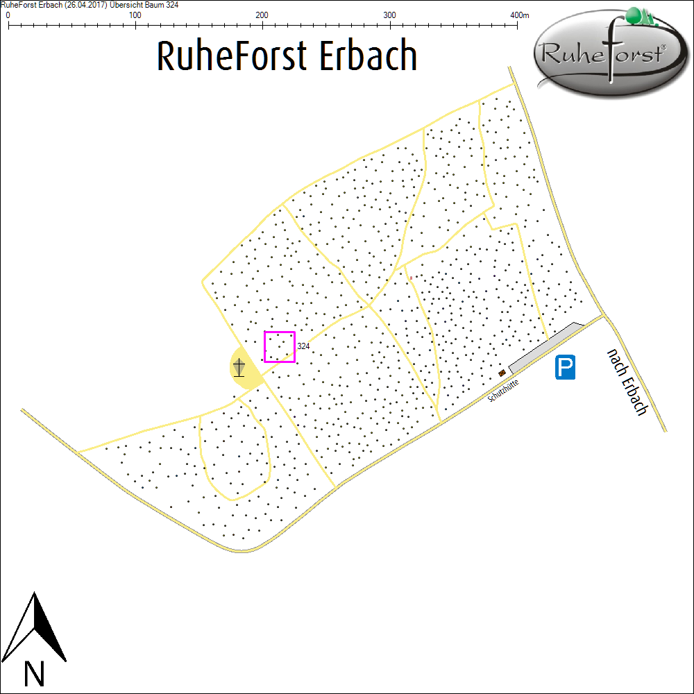 &Uuml;bersichtskarte zu Baum 324