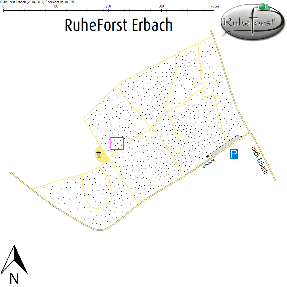&Uuml;bersichtskarte zu Baum 325