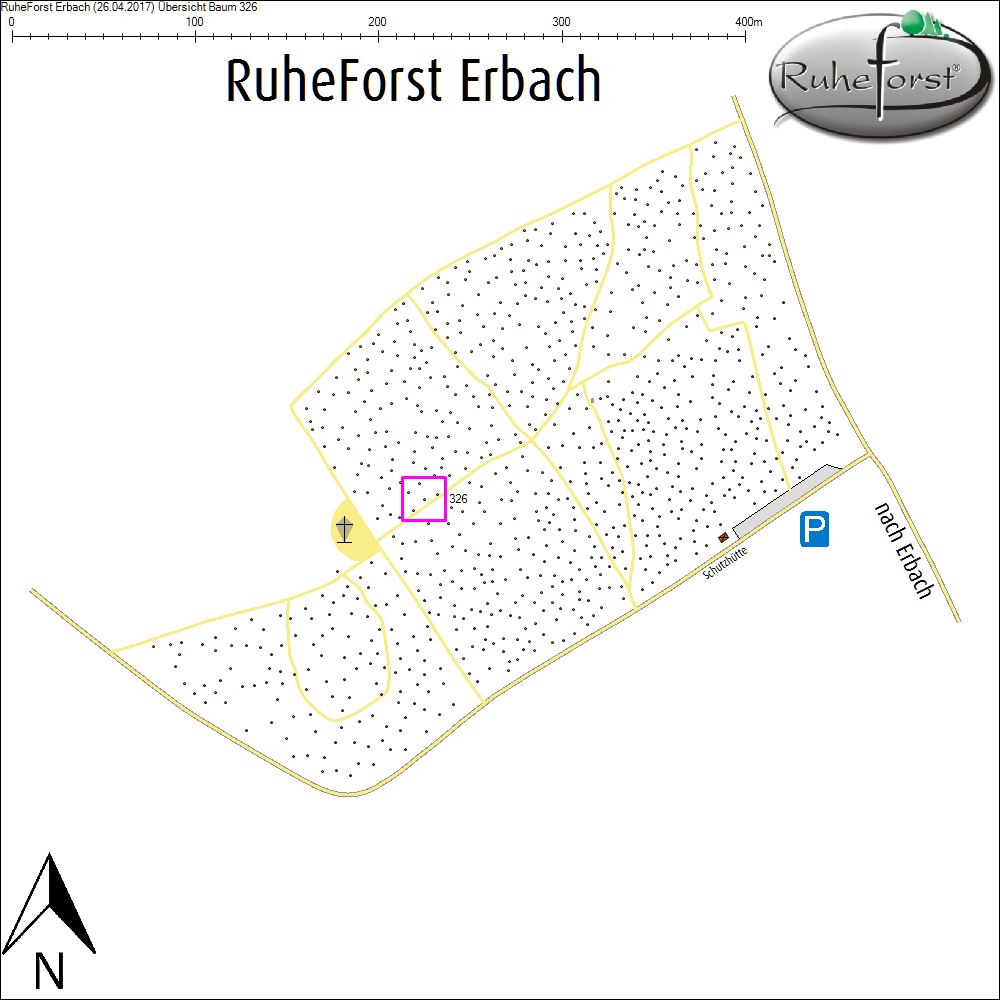&Uuml;bersichtskarte zu Baum 326