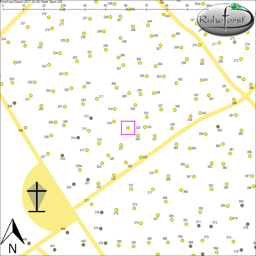 Detailkarte zu Baum 328