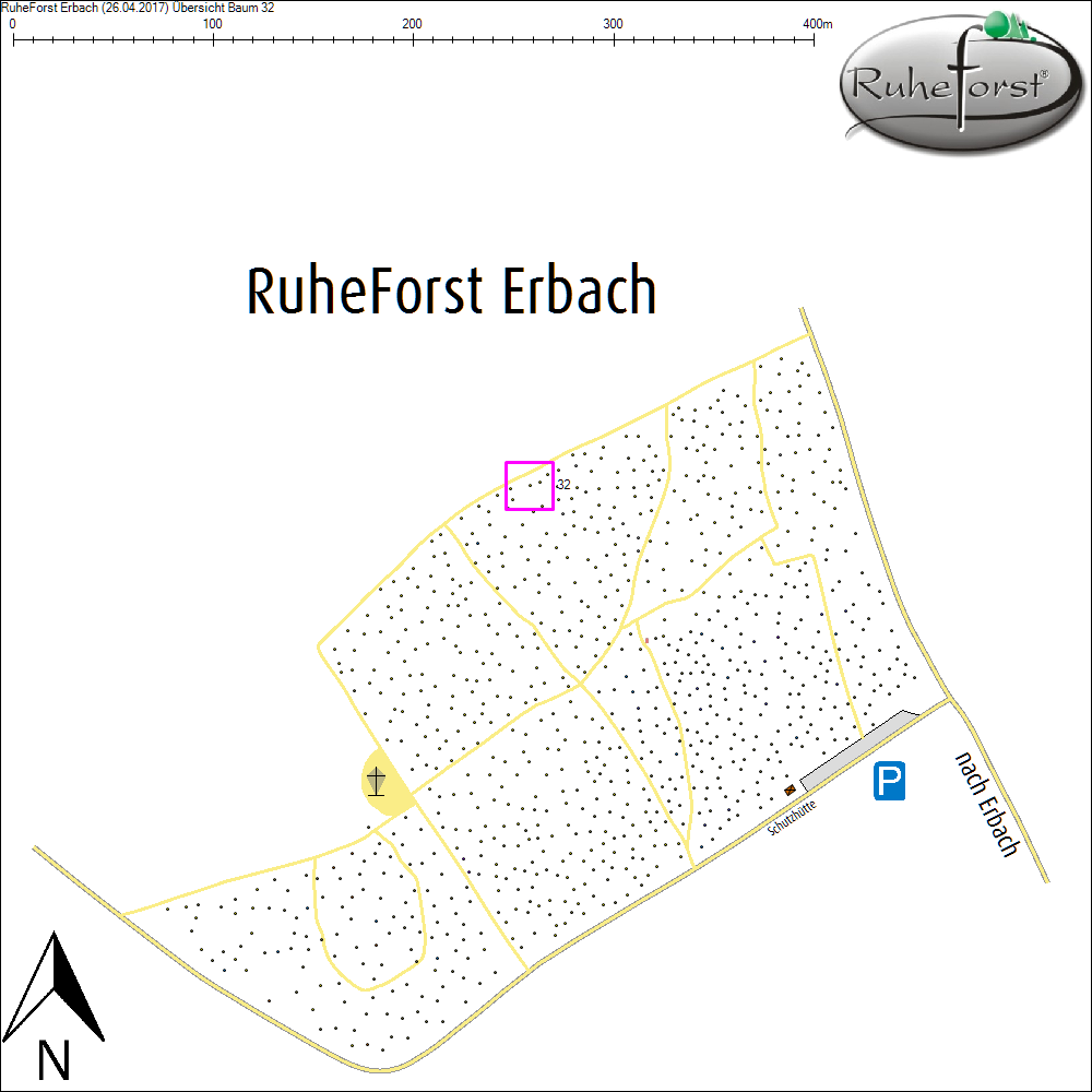 &Uuml;bersichtskarte zu Baum 32