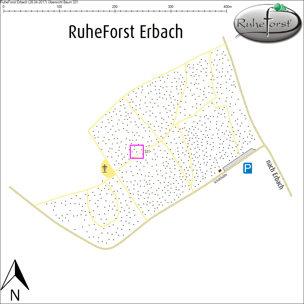 &Uuml;bersichtskarte zu Baum 331