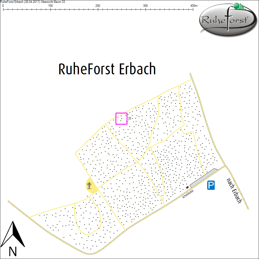 &Uuml;bersichtskarte zu Baum 33