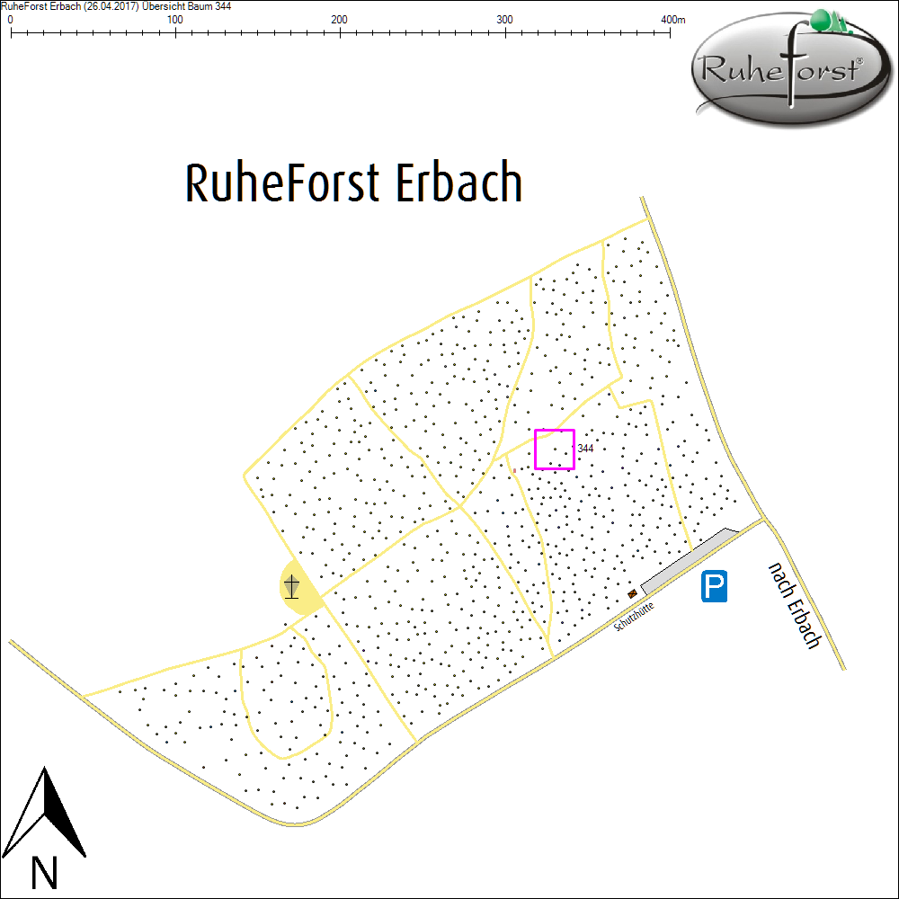 &Uuml;bersichtskarte zu Baum 344