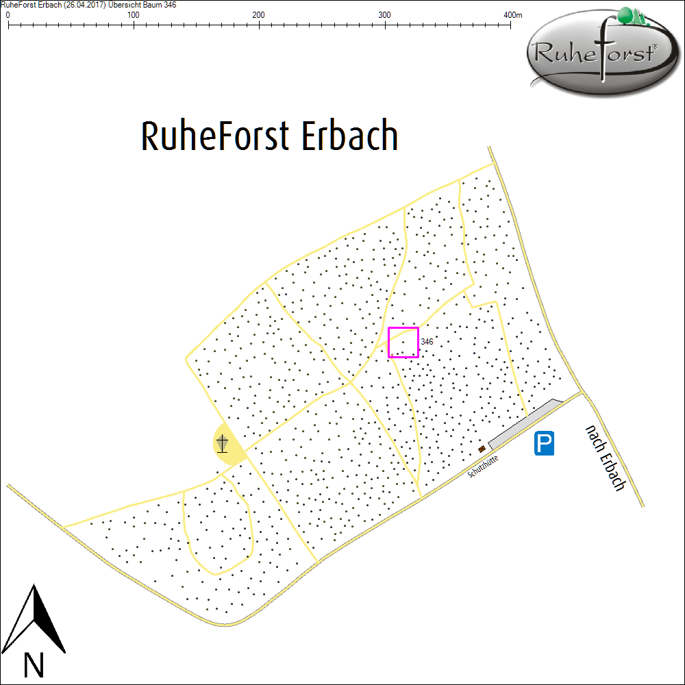 &Uuml;bersichtskarte zu Baum 346