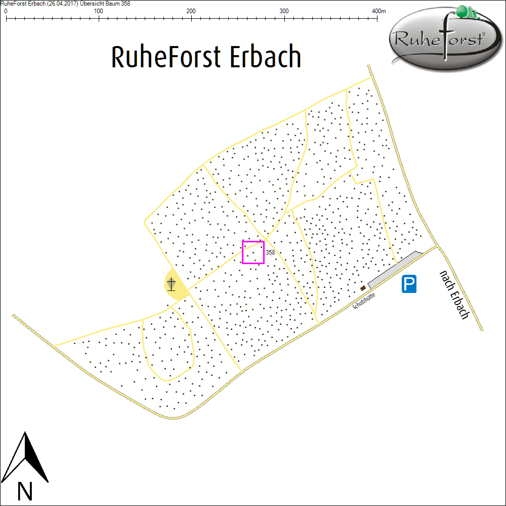 &Uuml;bersichtskarte zu Baum 358
