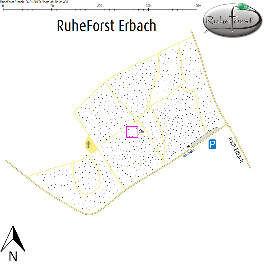 &Uuml;bersichtskarte zu Baum 360