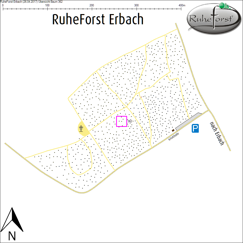 &Uuml;bersichtskarte zu Baum 362