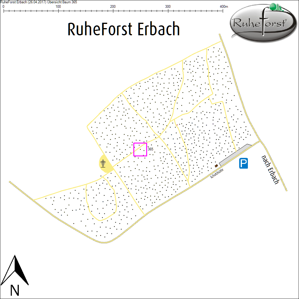 &Uuml;bersichtskarte zu Baum 365