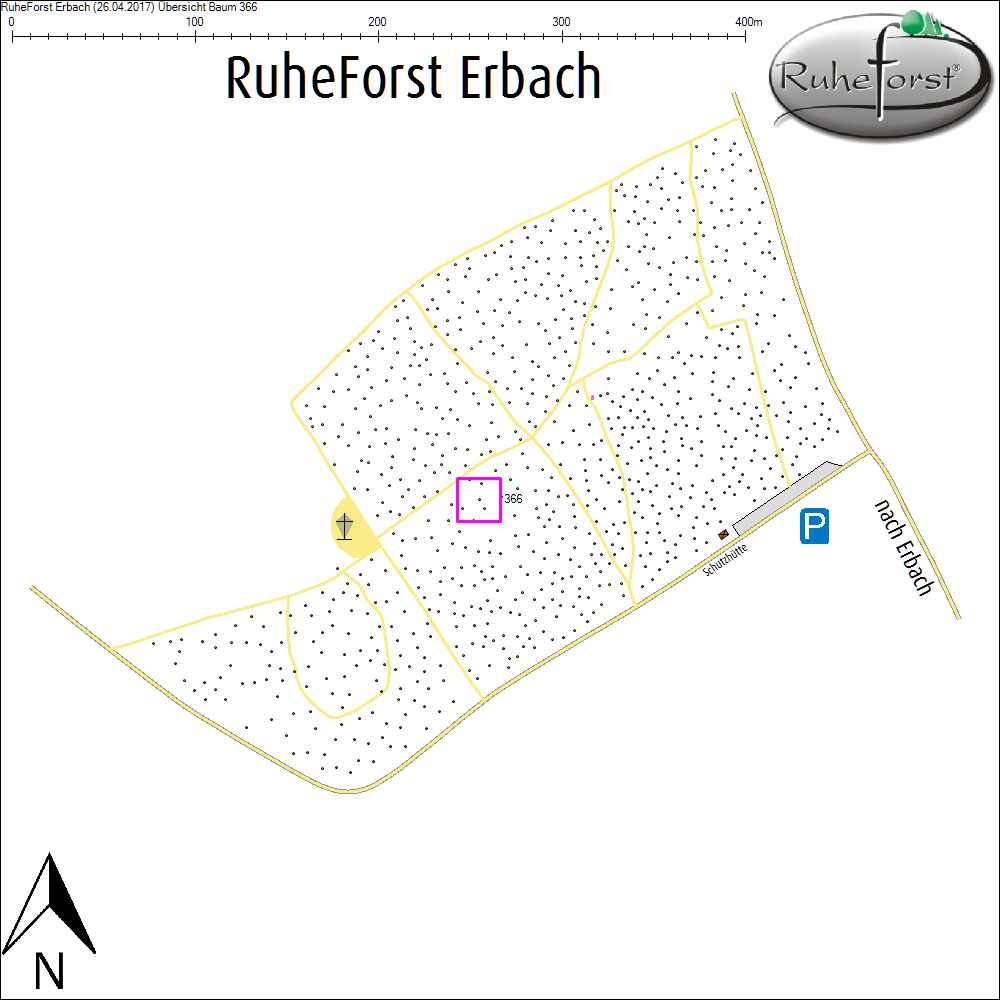 &Uuml;bersichtskarte zu Baum 366