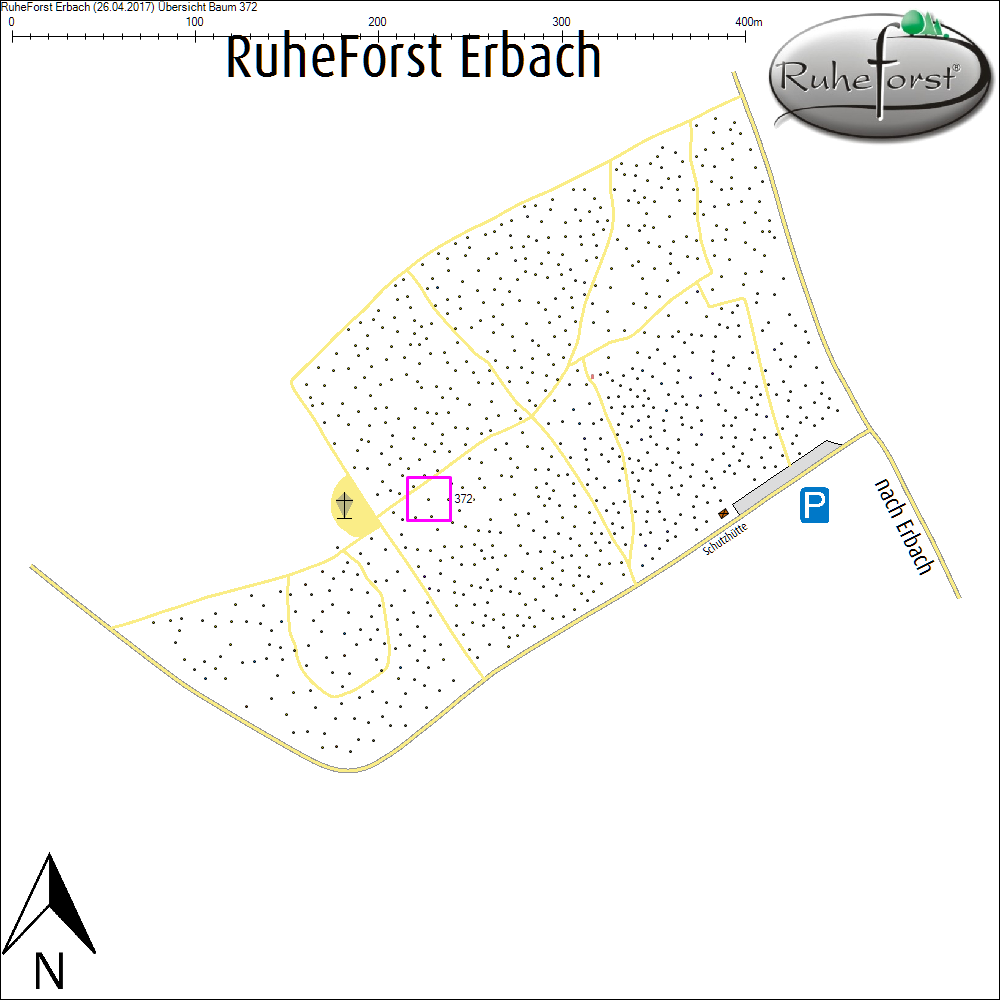&Uuml;bersichtskarte zu Baum 372