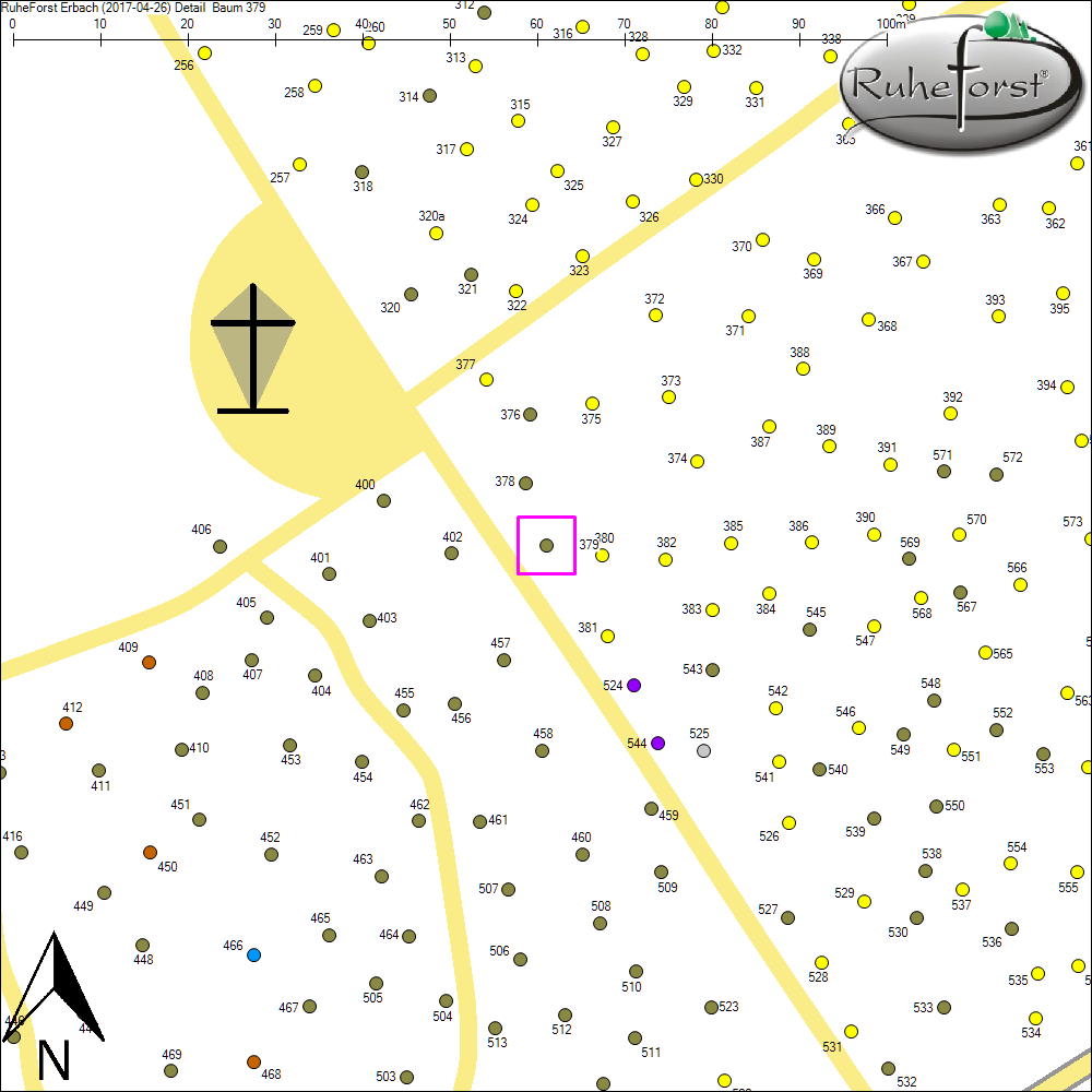Detailkarte zu Baum 379