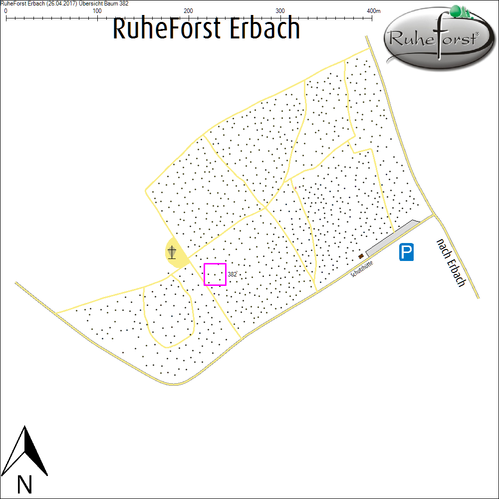 &Uuml;bersichtskarte zu Baum 382
