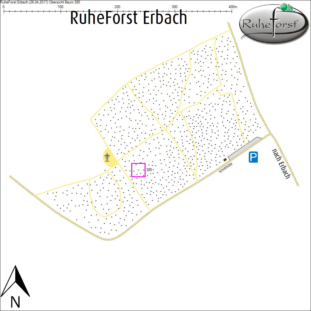 &Uuml;bersichtskarte zu Baum 385
