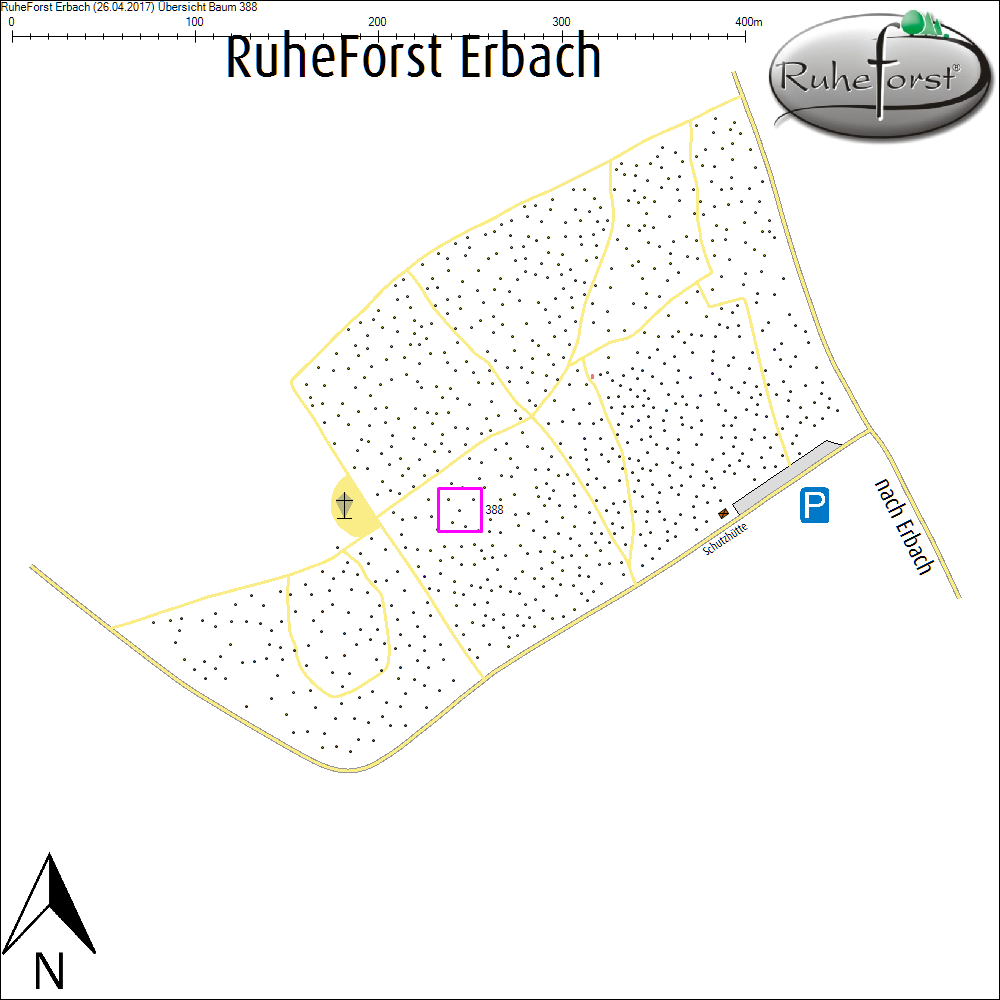 &Uuml;bersichtskarte zu Baum 388