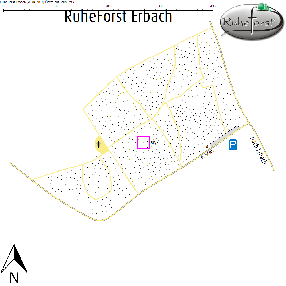 &Uuml;bersichtskarte zu Baum 393