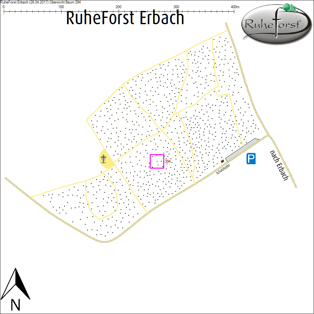 &Uuml;bersichtskarte zu Baum 394