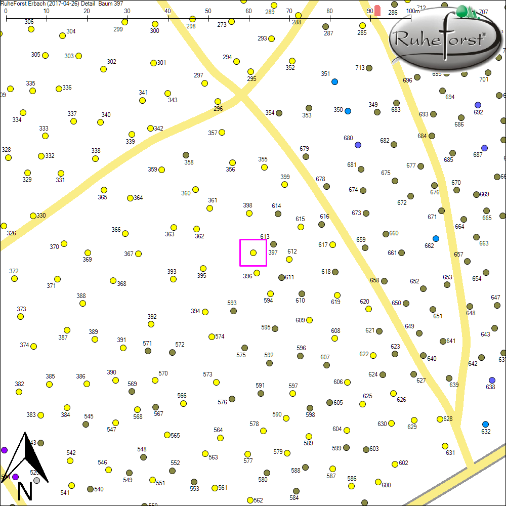 Detailkarte zu Baum 397