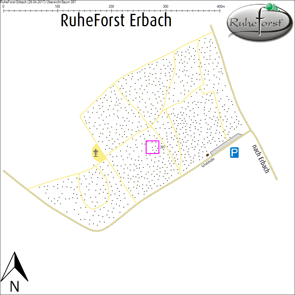 &Uuml;bersichtskarte zu Baum 397
