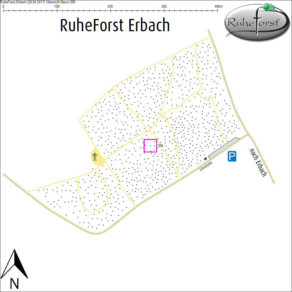 &Uuml;bersichtskarte zu Baum 398