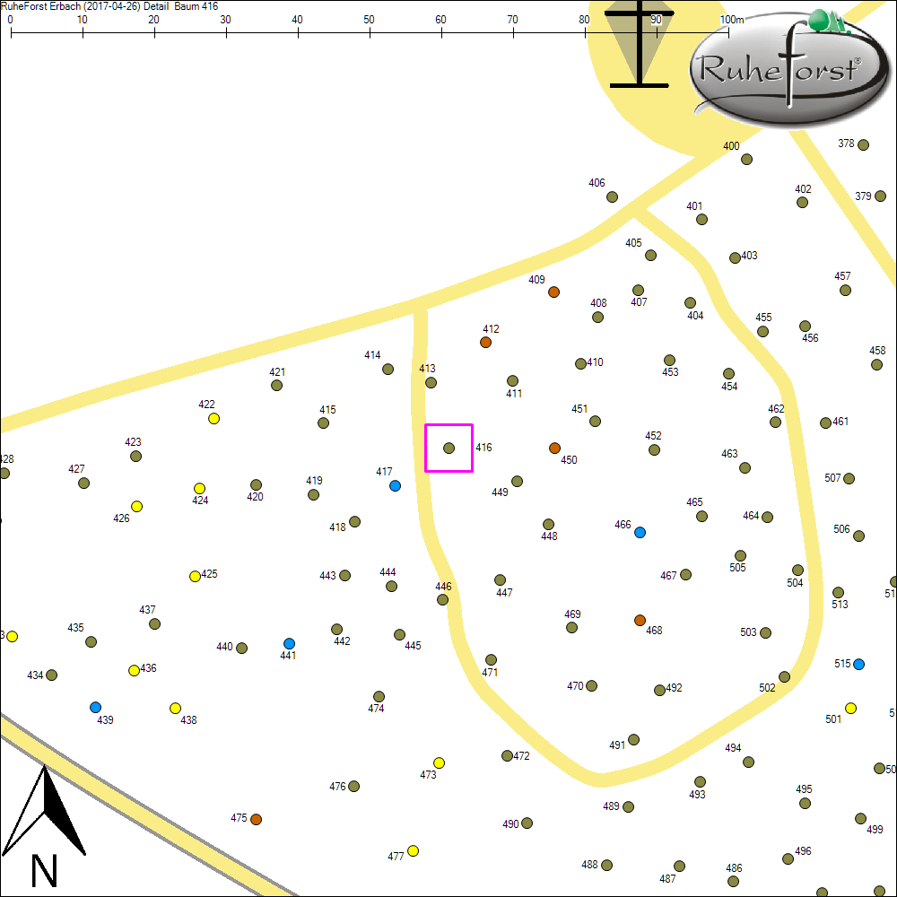 Detailkarte zu Baum 416
