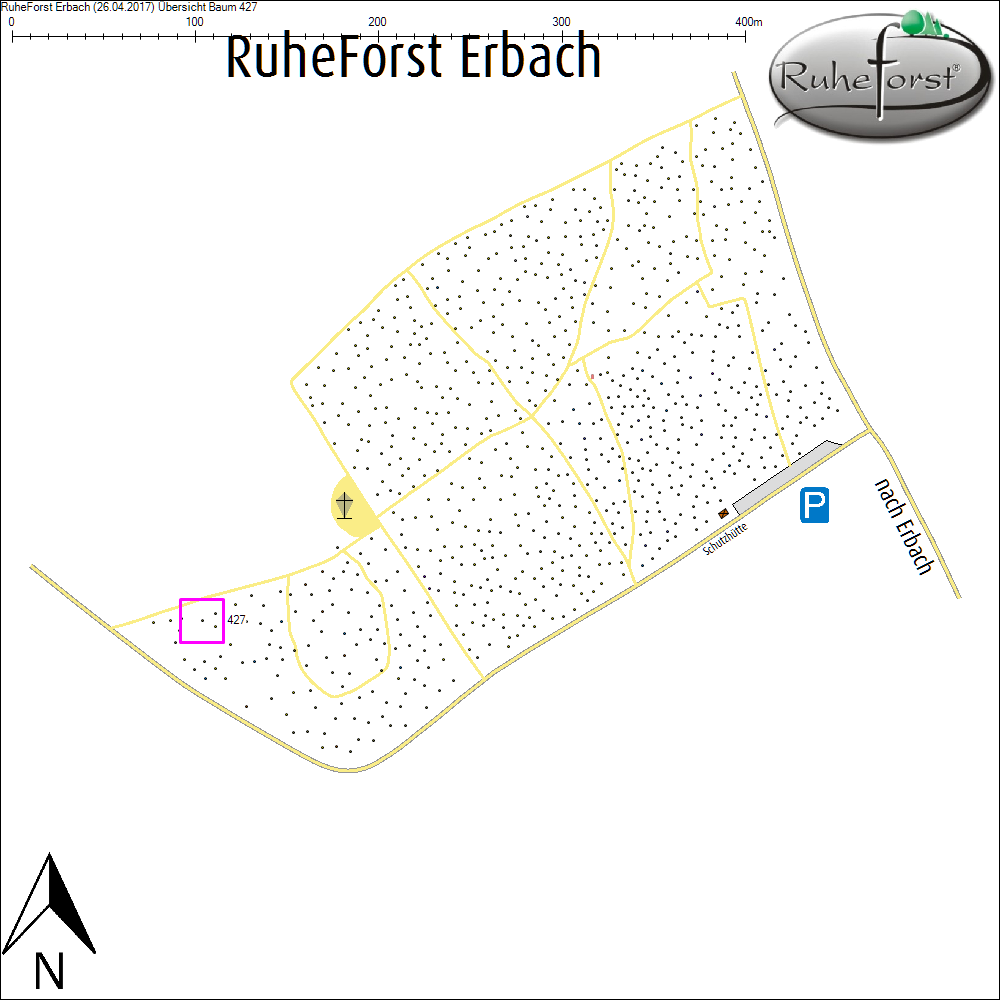 &Uuml;bersichtskarte zu Baum 427