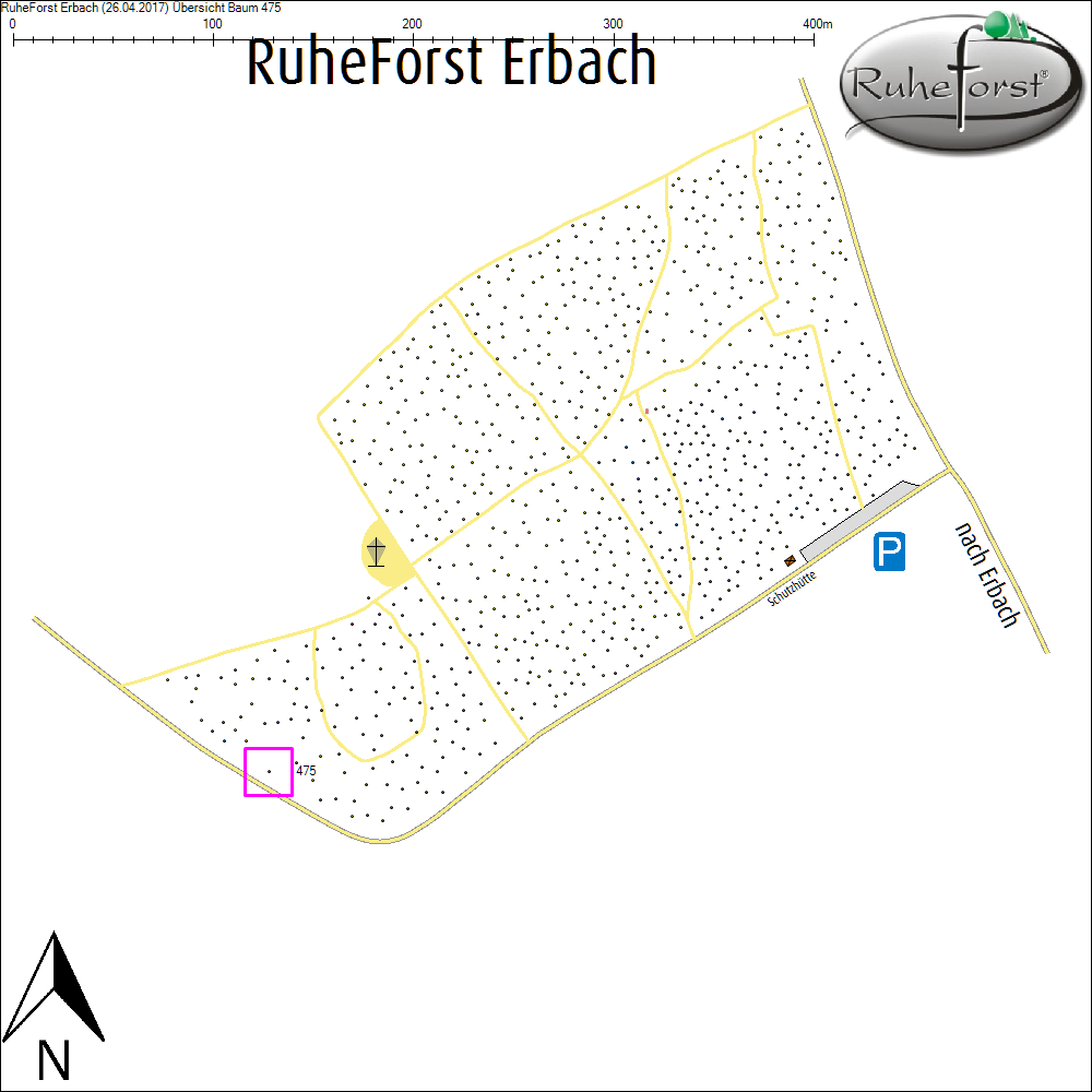 &Uuml;bersichtskarte zu Baum 475