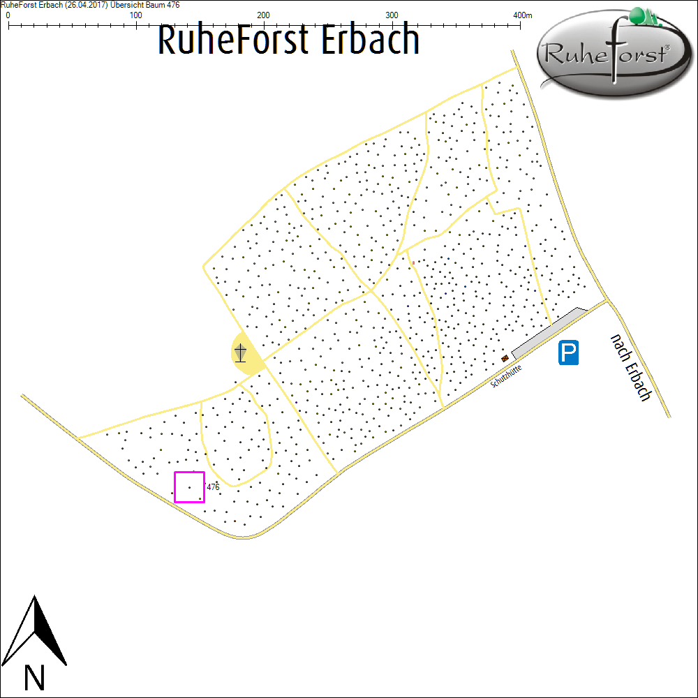 &Uuml;bersichtskarte zu Baum 476