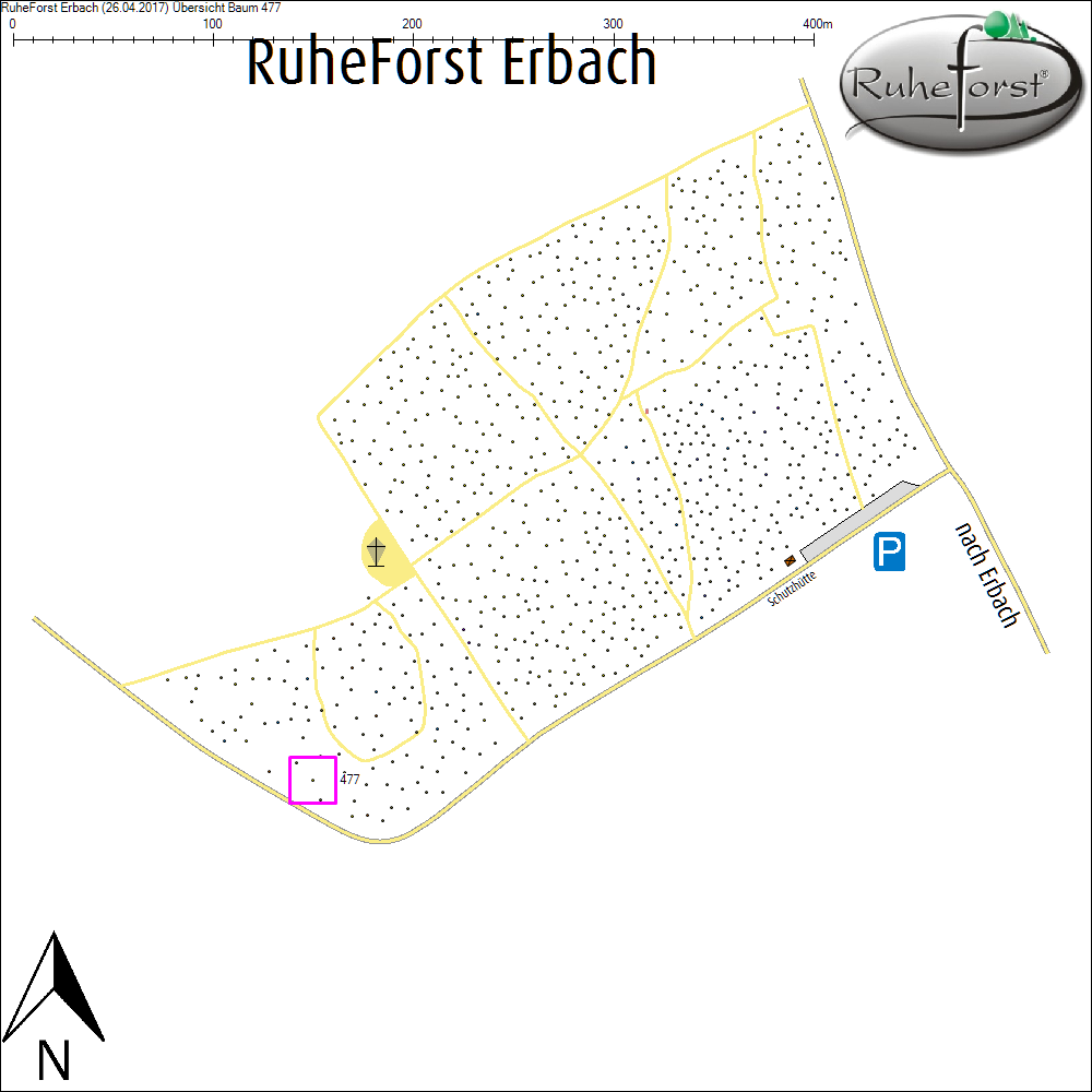 &Uuml;bersichtskarte zu Baum 477