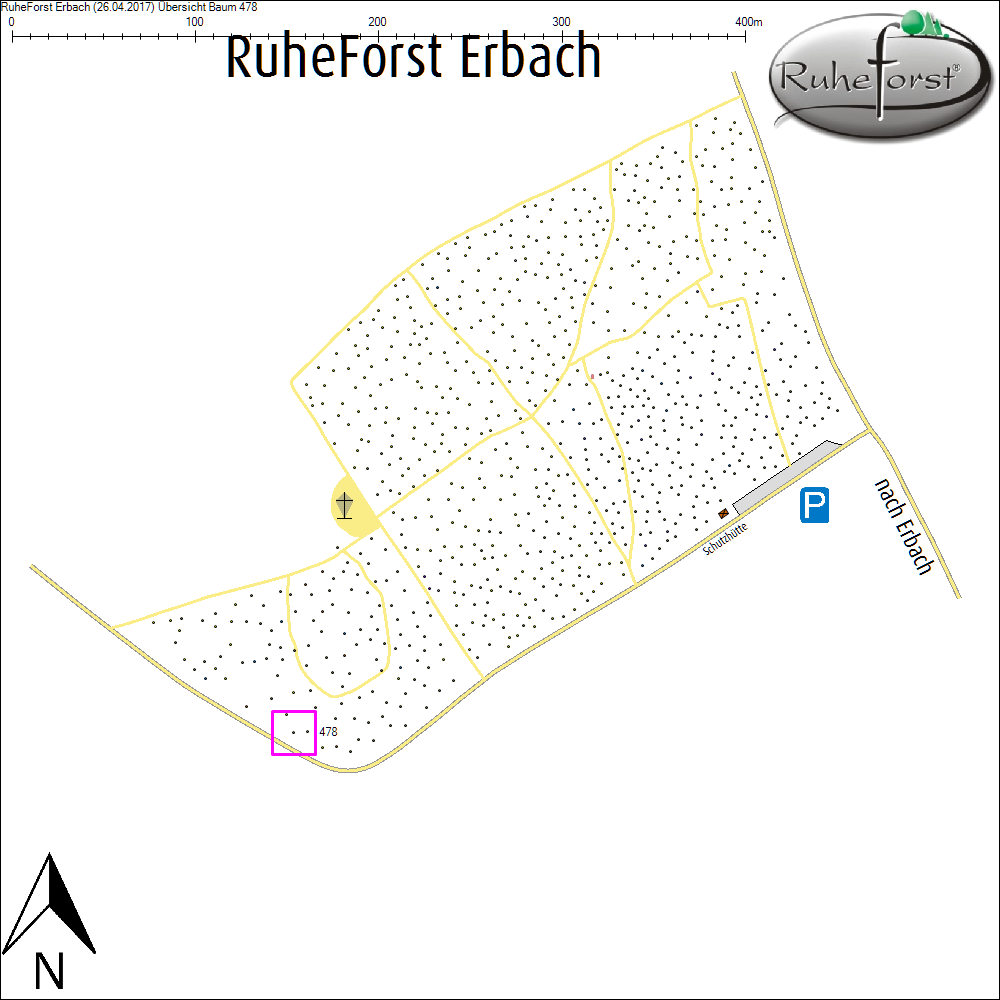 &Uuml;bersichtskarte zu Baum 478