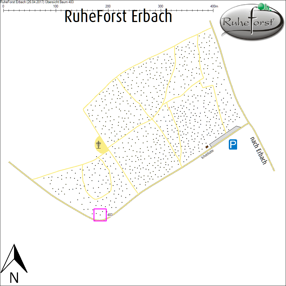 &Uuml;bersichtskarte zu Baum 483