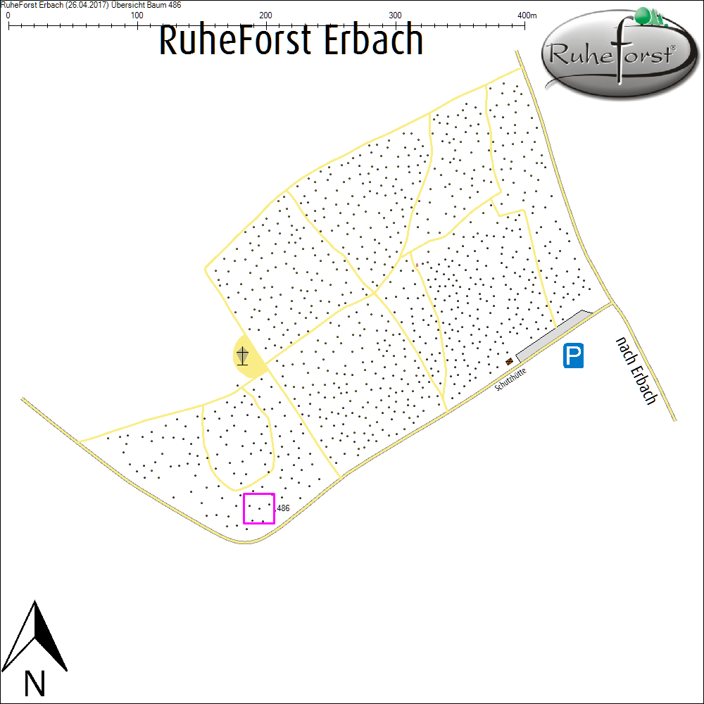 &Uuml;bersichtskarte zu Baum 486