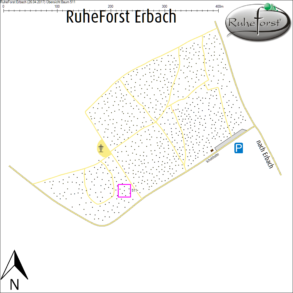 &Uuml;bersichtskarte zu Baum 511