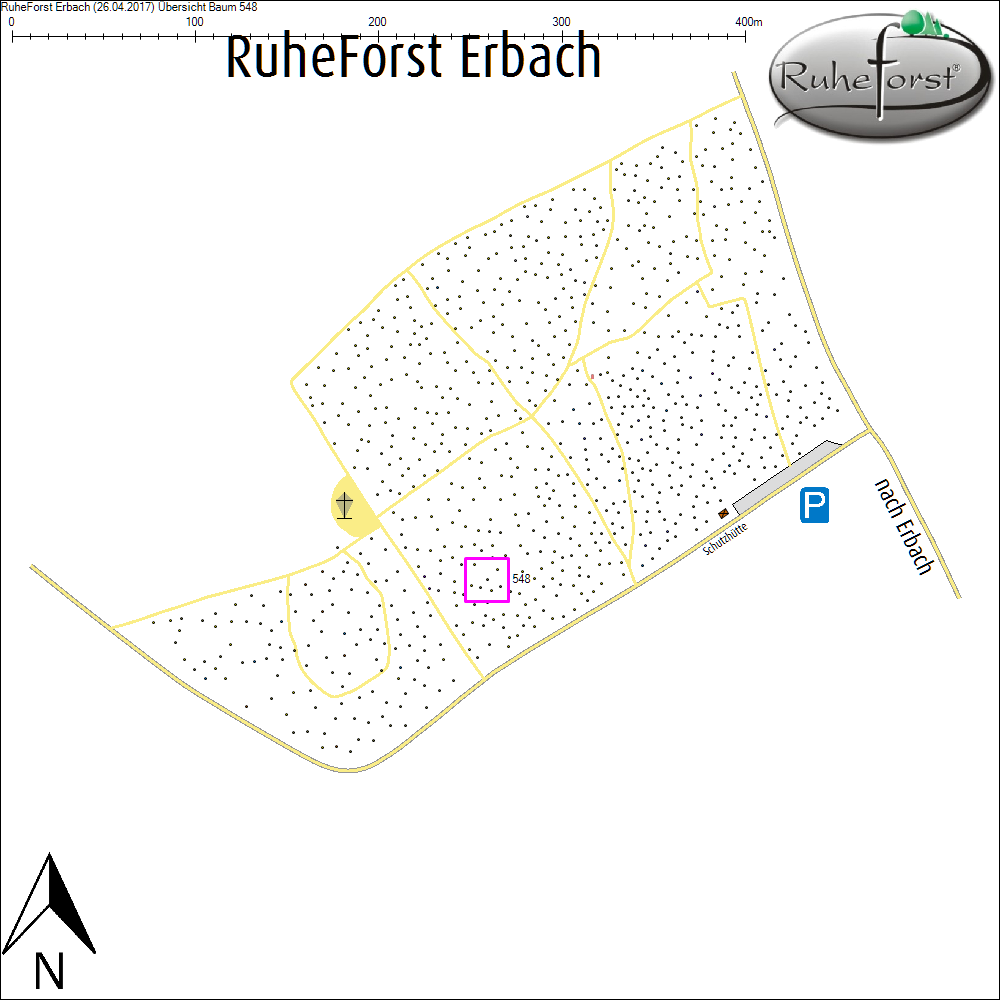 &Uuml;bersichtskarte zu Baum 548